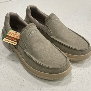 Men’s Skechers Slip Ons with Air Cooled Memory Foam